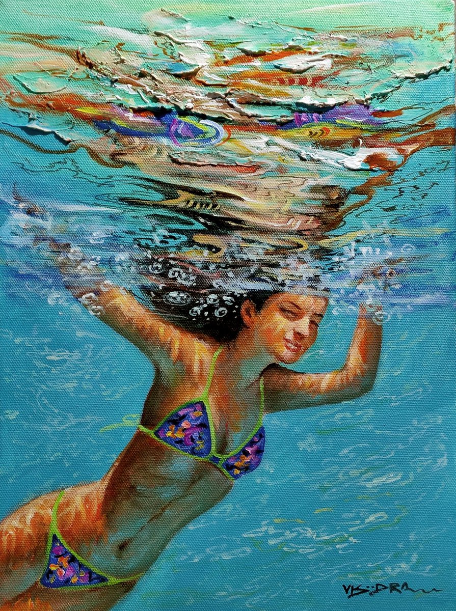 Girl swimming66 by Vishalandra Dakur