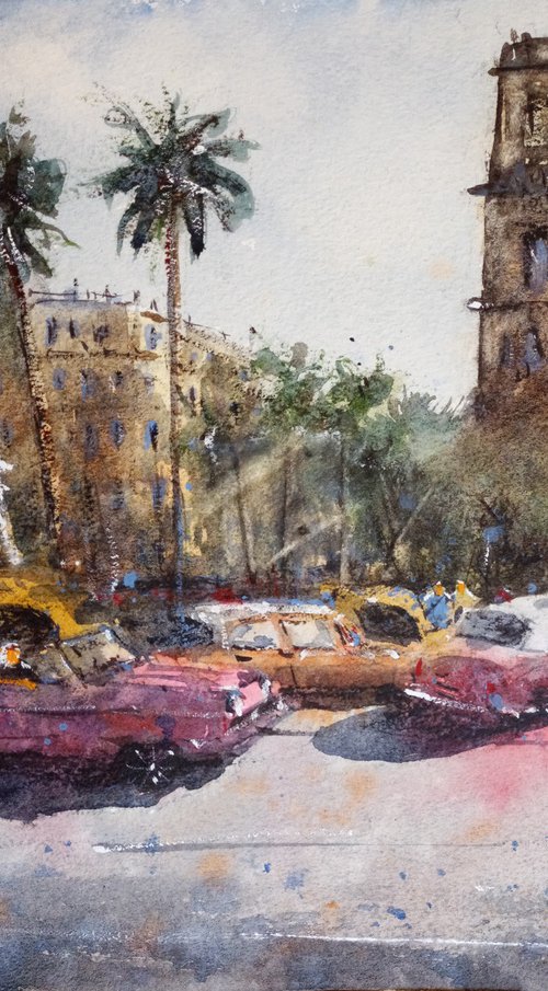 Old cars in Havana by Tollo Pozzi