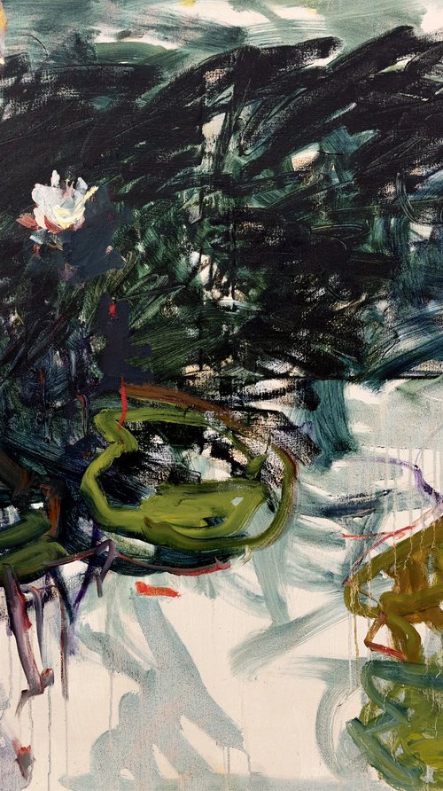Lily pond by Lilia Orlova-Holmes