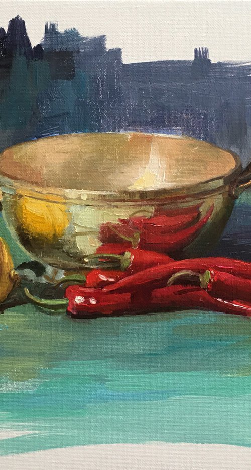 Kitchen Still Life by Ling Strube