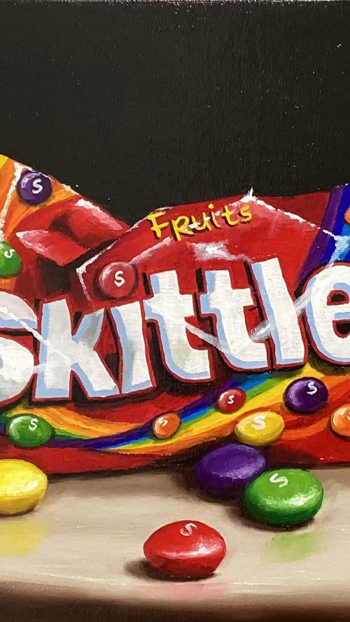 Skittles still life by Jane Palmer Art