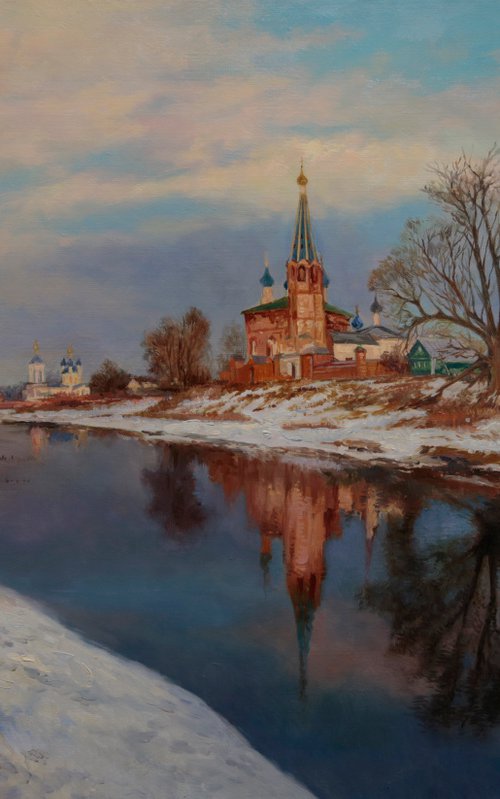 Winter.Cherch by Eduard Panov