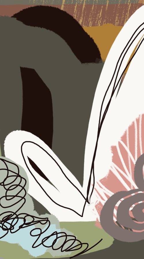 Natural Abstraction LTD Paper Print by Dania Sierra