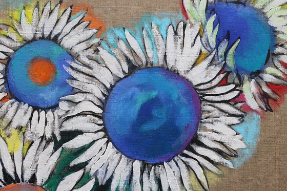 Sunflowers and lemons