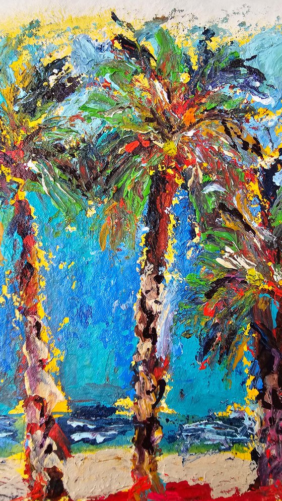 Palm trees in summer I