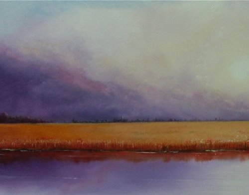 Day By The River by Mel Davies Original Art