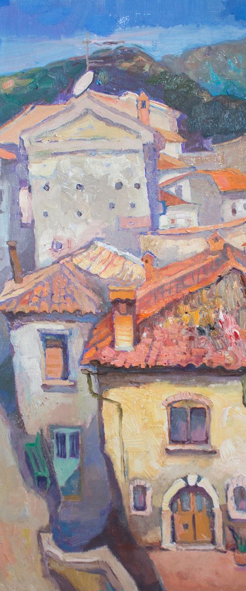View from the window of Valsinni, Italy by Anastasiia Grygorieva