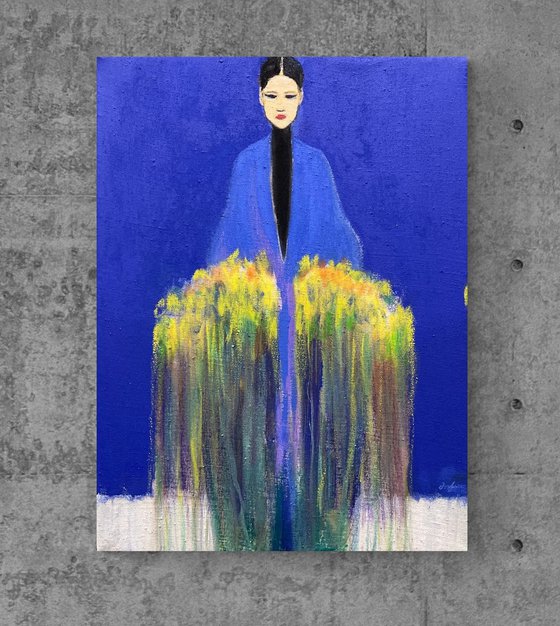 Woman with a Flowers