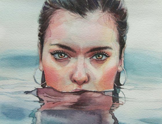 Girl in the water