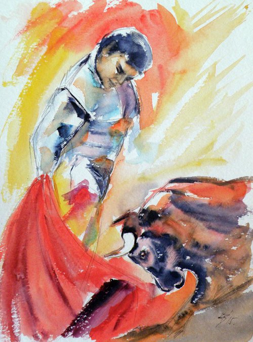Bullfight by Kovács Anna Brigitta