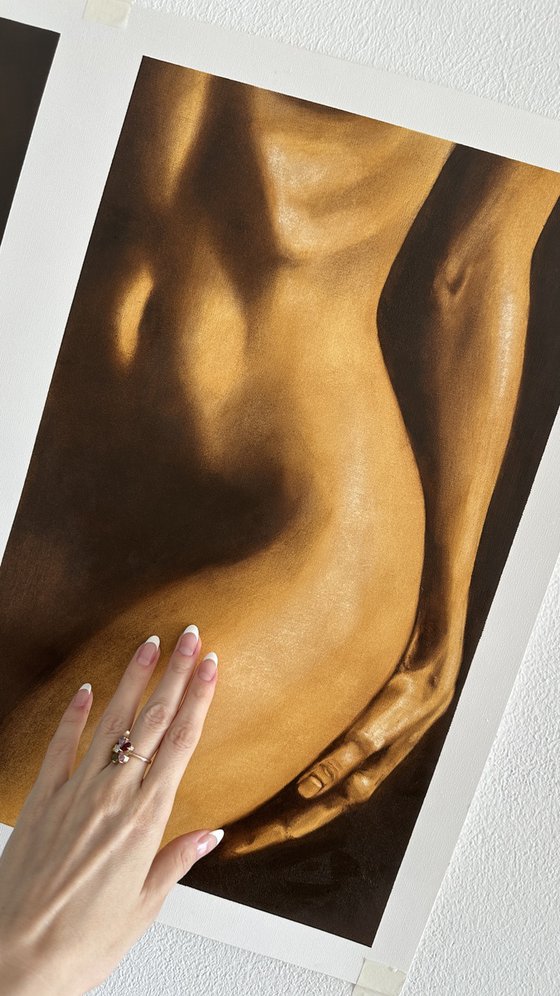 Innocent Lie II - Nude in Warm Dark Tones