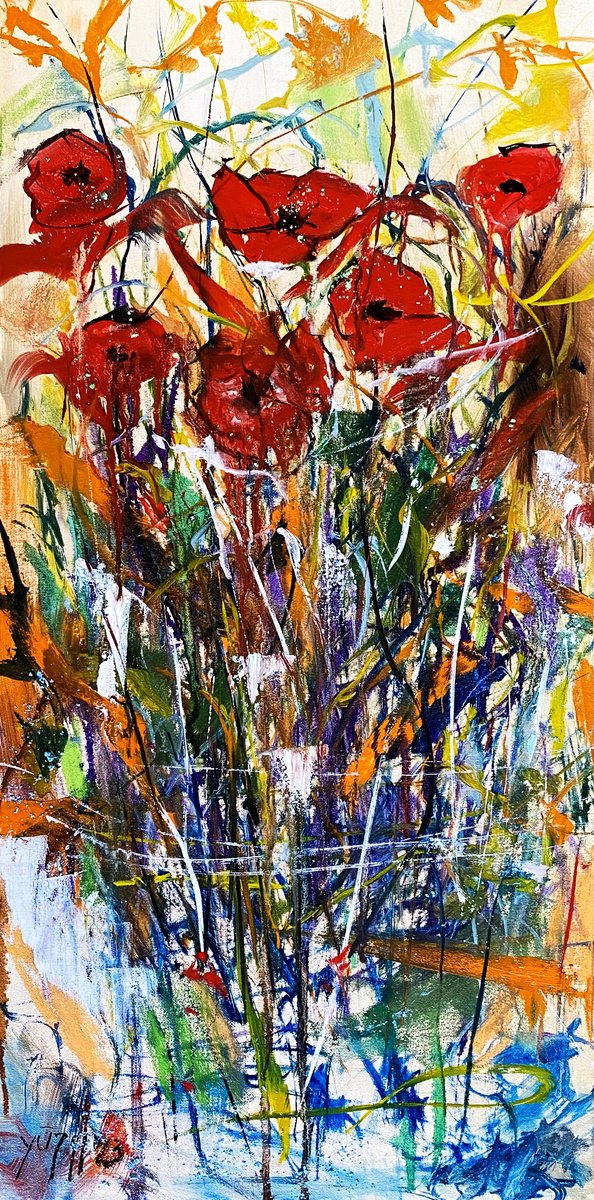 Il Rosso By YS?rei, 12 X 24, Artwork For Sale On Artfinder