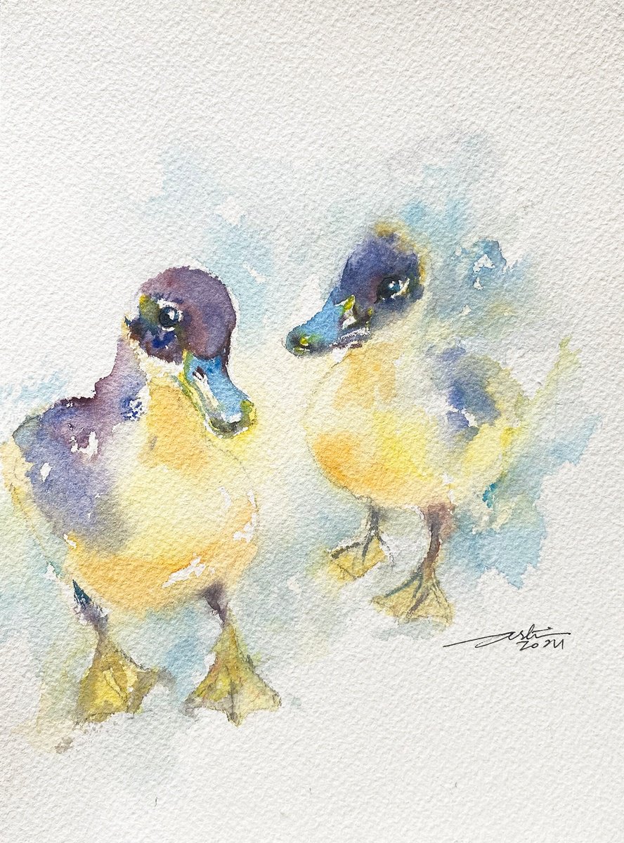 Ducklings by Arti Chauhan