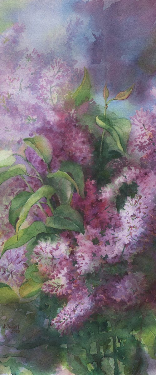 Lilac. Spring is in quarantine by Nina Zakharova