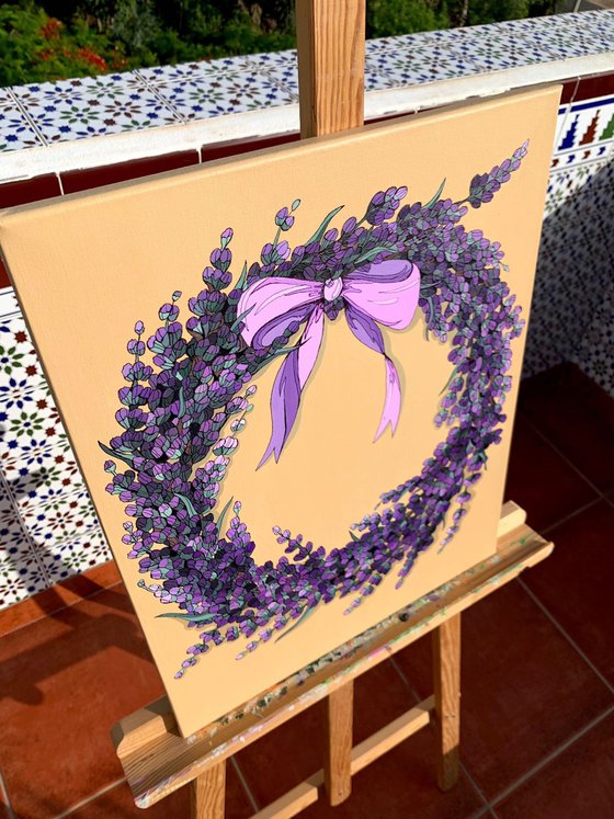 LAVENDER WREATH