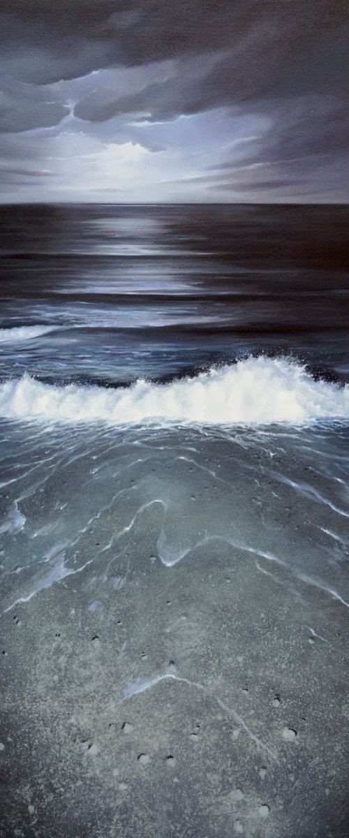 MARINA NOCTURNA II (100x130cm) LARGE PAITING by Rafael Carrascal