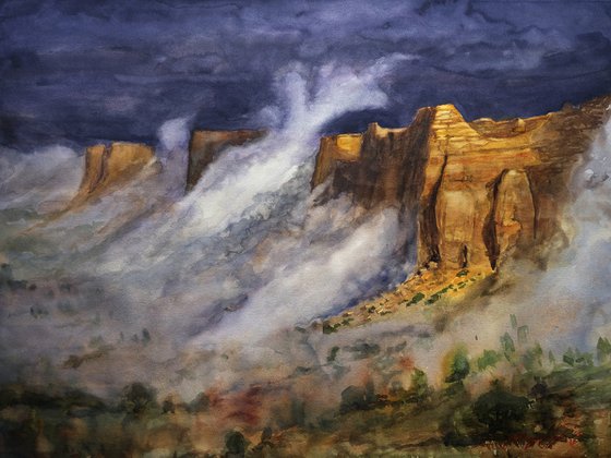 Cloudy, Foggy and Rocky