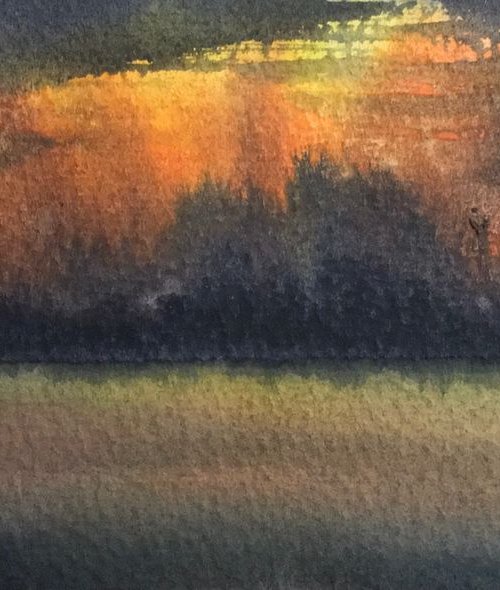 The celestial sunset by Samantha Adams