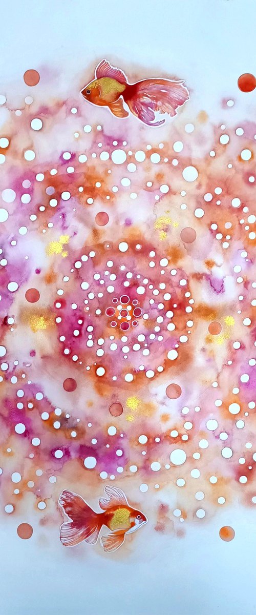 Ruota in luce rosa by Ilaria Finetti