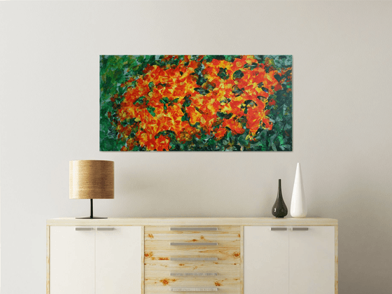 Late Roses in Autumn /  ORIGINAL PAINTING