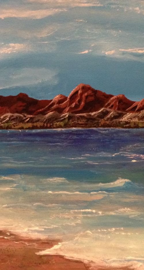 Wind on Lake Havasu, Arizona by Donna Daniels