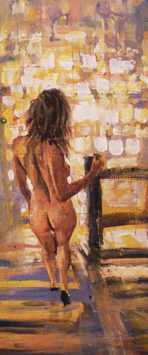 Lady in black shoes by Ivan  Grozdanovski