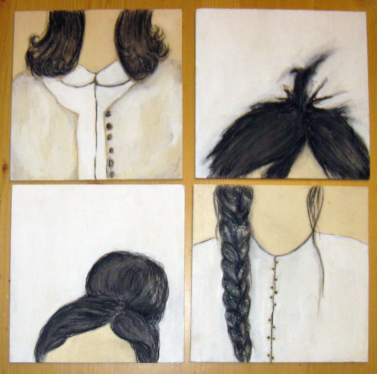 portrait of Hair by Marilina Marchica