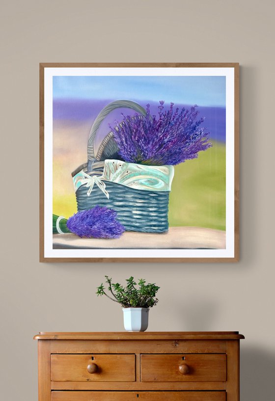 Lavender Basket