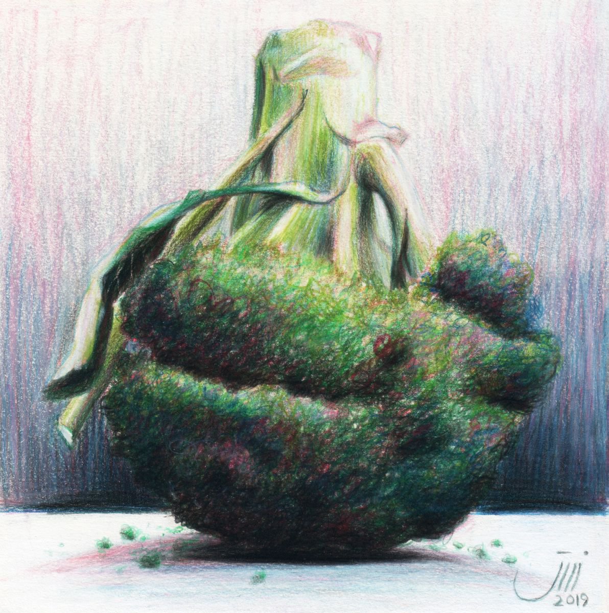 No.129, A Broccoli by sedigheh zoghi