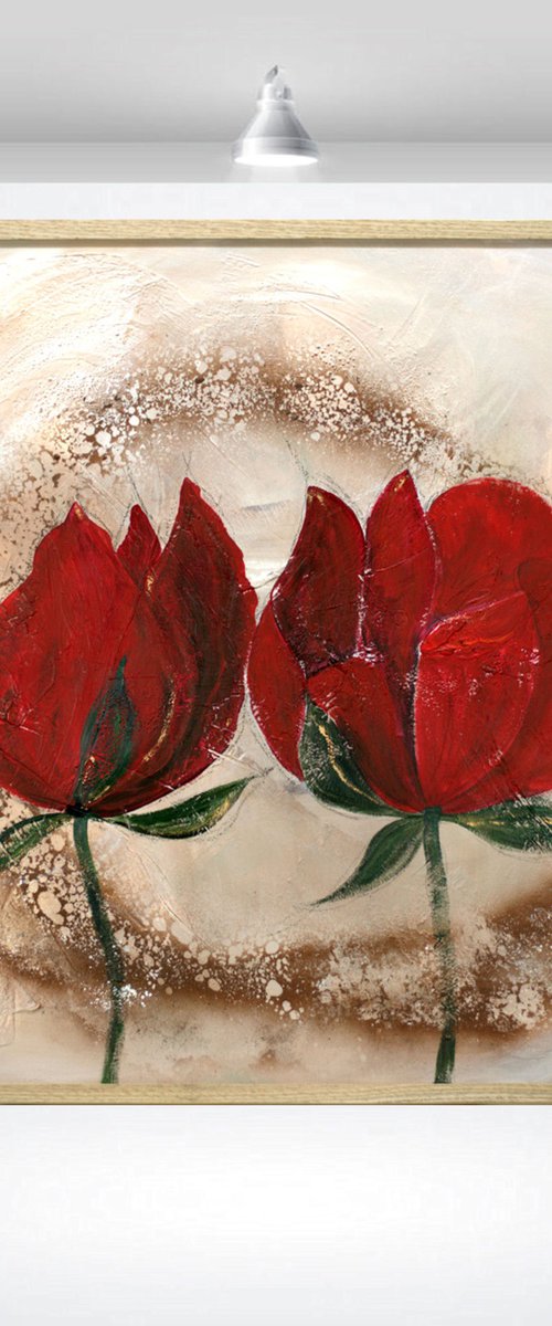 Abstract Roses by Edelgard Schroer