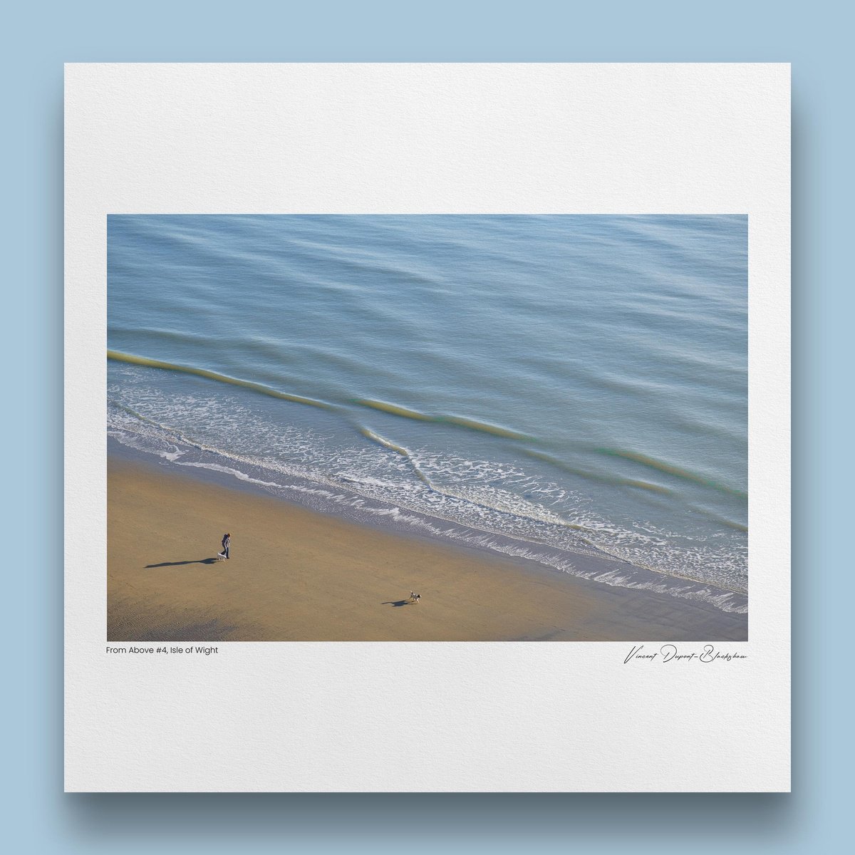 Landscape Photograph By Vincent Dupont-Blackshaw, 20 X 20", From Above #4, Original Artwork