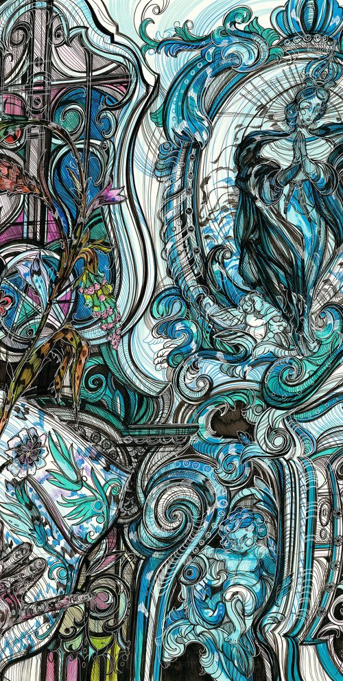 Porto. Azulejo by Maria Susarenko