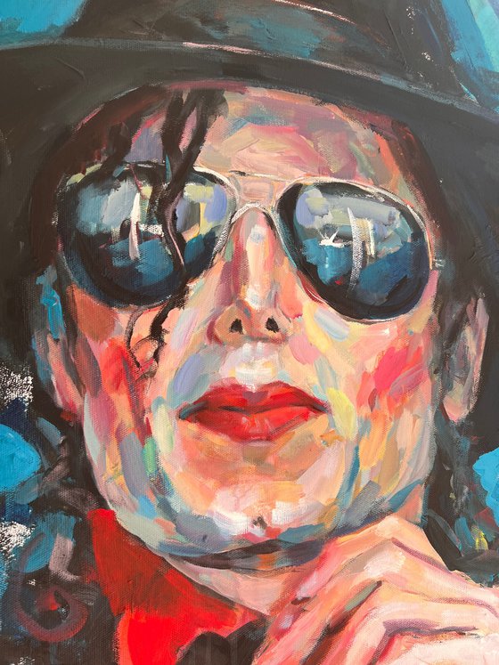 Portrait of Michael Jackson