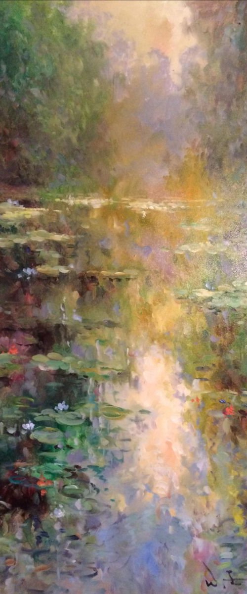 Water Lilies by W. Eddie