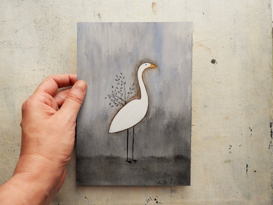The white egret