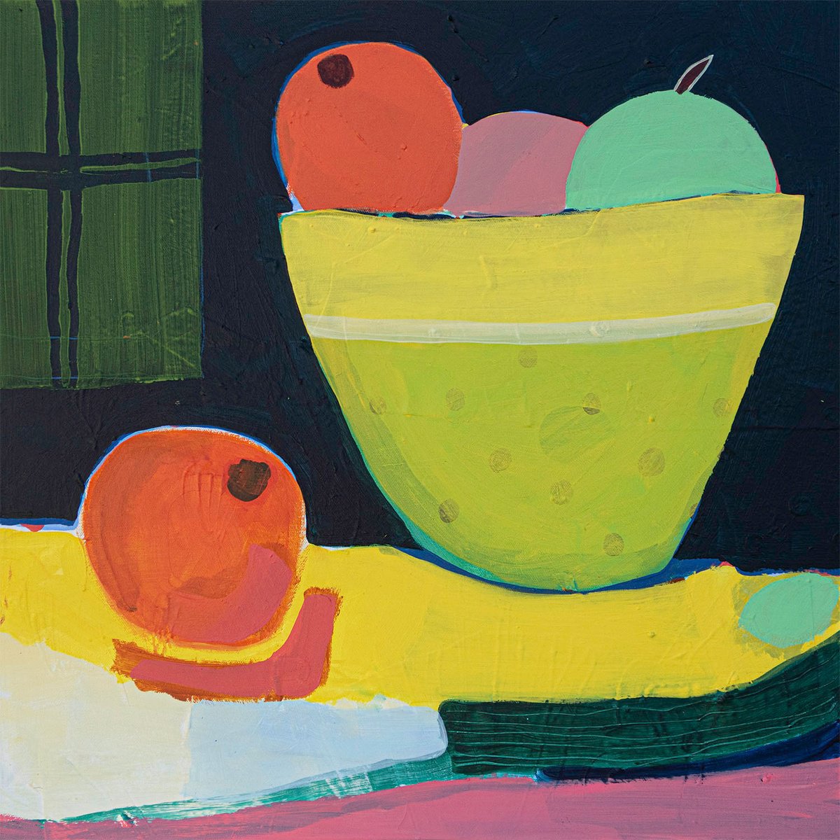 Expressive Painting , Neopolitan Still Life By Suzie Cumming, 24 X 24, Artwork For Sale On Artfinder