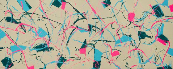 Fragments of joy in pink