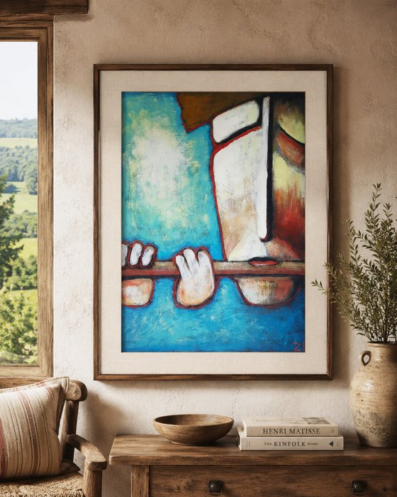 Flute Musiek II (60cm x 84cm x 0.1 cm)