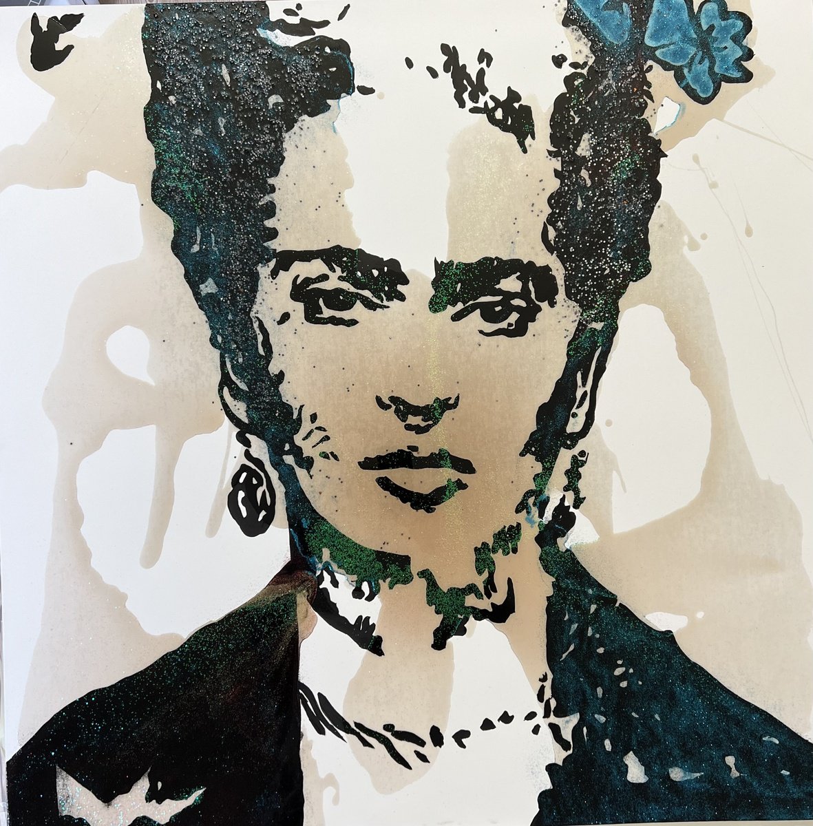Potrait ,,Frida Kahlo" Eka Peradze Art by Eka Peradze