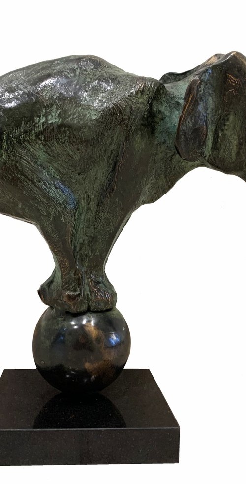 Circus elephant - Art of balance by Toth Kristof