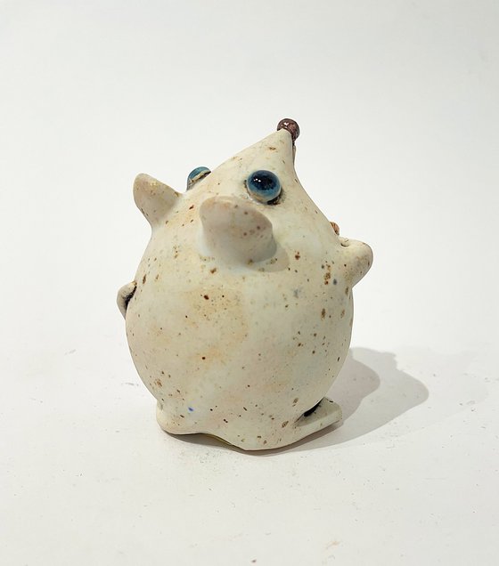 White Charming Mouse