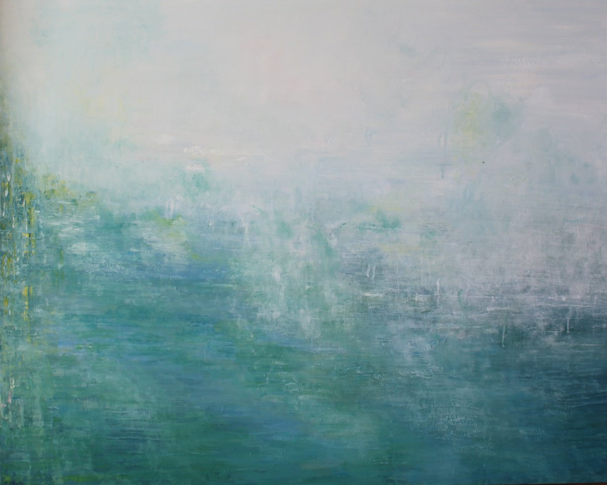 Calm Blue Green Sea by Therese O’Keeffe
