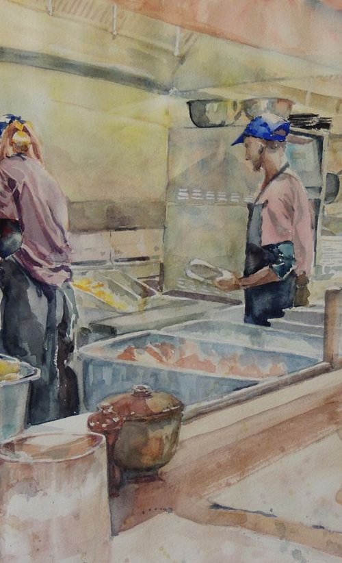 Kitchen Hustle by Yoshiko Murdick
