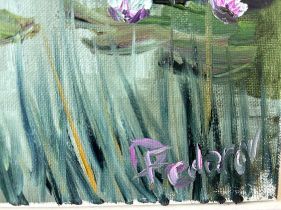 Water Lilies Pond Painting
