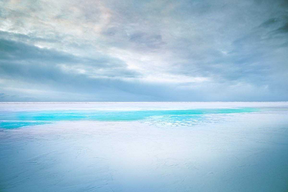 Impressionistic Landscape Photograph By Lynne Douglas, 76 X 44", Illumination, Original Artwork