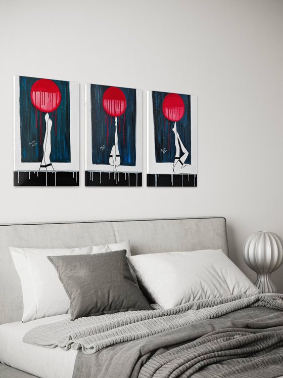 Triptych: Under The Full Moon