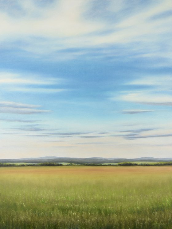 Fresh Day - Blue Sky Landscape