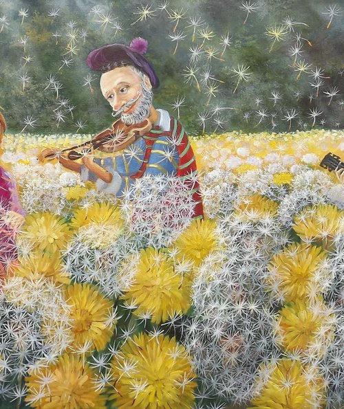 Melody of Dandelions by Oleg Riabchuk