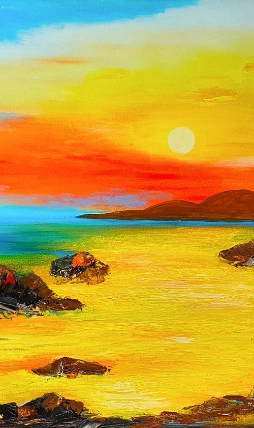 Golden Hour Beach by Tetiana Surshko