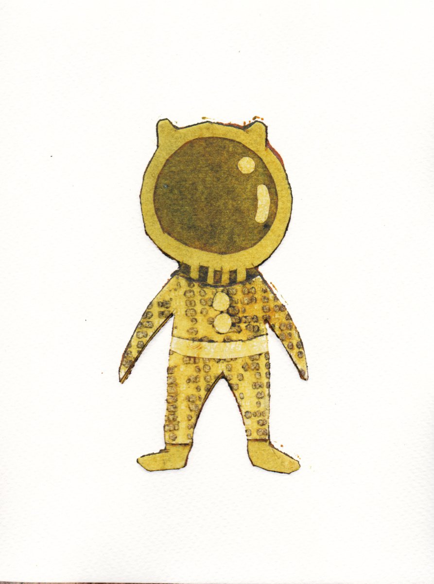 Astronaut - Yellow by Penelope O